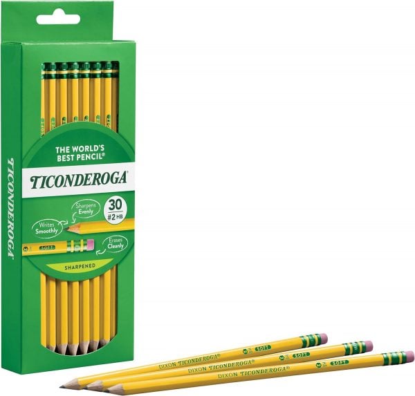 lápiz Dixon Ticonderoga Classic Yellow Wood-Cased