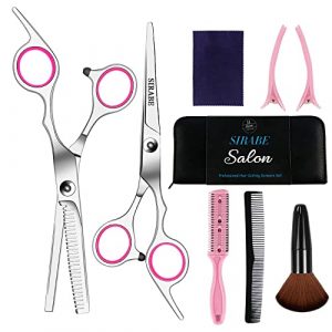 Sirabe 9 Pcs Hair Cutting Scissors Set