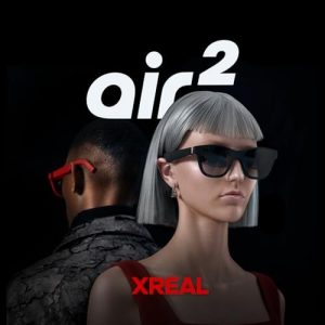 XREAL Air 2 AR Glasses, Up to 330" Wearable Display with All-Day Comfort, 72g 120Hz 1080P