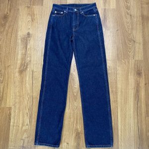 ARKET Jeans Womens 26x31 (EU 25) DAHLIA Straight Dark Blue 100% Recycled Cotton