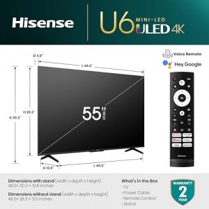 TV hisense diseño