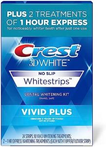 Crest 3D White No Slip Whitestrips Dental Whitening Kit