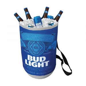 Bud Light Soft Can Cooler With Speakers